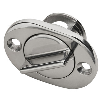 Whitecap® - 1/2" Stainless Steel Self-Captive Garboard Flange & Drain Plug
