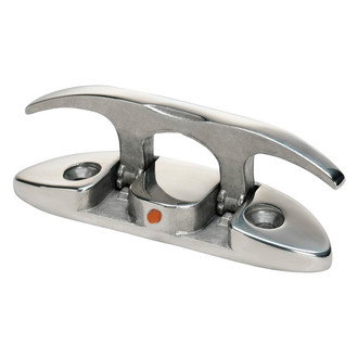 Whitecap® 6746C - 6" L Stainless Steel Screw Mount Folding Cleat