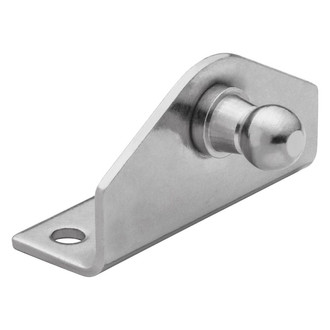 Whitecap® - 1-3/4" L x 7/8" H Stainless Steel 90° Angled Gas Spring Bracket