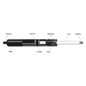 Whitecap® - 9.5"-15" L 20 lb Stainless Steel Gas Spring