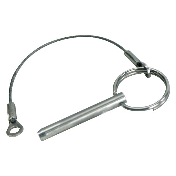 Whitecap® - 1/4" x 1-5/8" Quick Release Pin with Lanyard and Tab