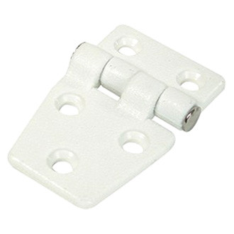 Whitecap® - 2-1/4" L x 1-3/8" W White Nylon Short Side Hinge