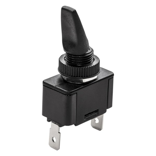 Whitecap® - Marine Series 12 V 15 A 3-Position On/Off/On Black Bakelite/Brass 1-Pole Double Throw SPDT Non-Lighted Multi Purpose Toggle Switch with Blade