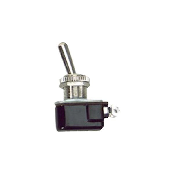 Whitecap® - Marine Series 12 V 15 A 2-Position On/Off Black Brass Non-Lighted Multi Purpose Toggle Switch with Screw