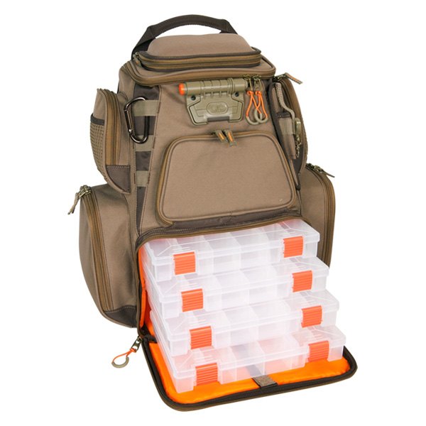 Wild River® - Nomad™ 17" x 18.5" x 8.5" Lighted Tackle Backpack with Trays