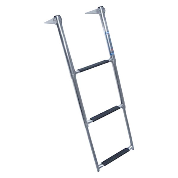 Windline® - 34" H Stainless Steel 3-Step Telescoping Over Swim Platform Ladder