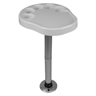 Wise® - 17.75" L x 15-1/2" W x 30-1/4" H Party Platter Table Kit with Flush Mount Base