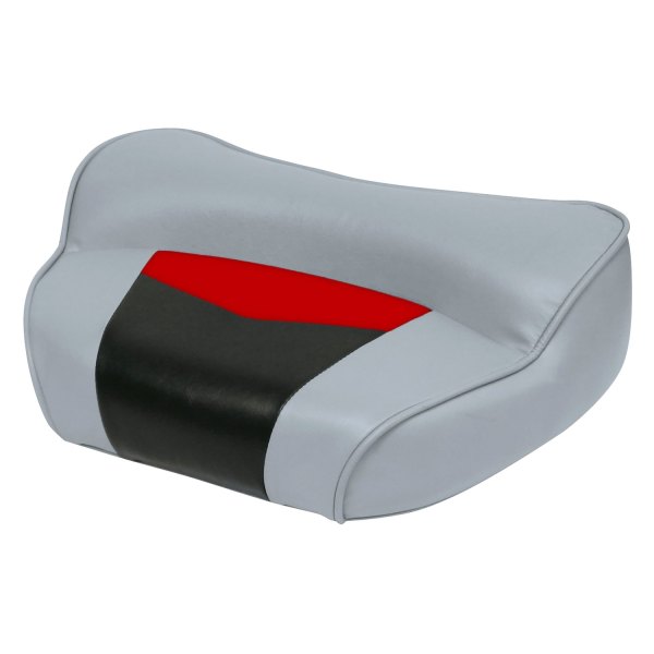 Wise® - Pro Angler Tour 5.25" H x 17.75" W x 12" D Marble Gray/Regal Red/Charcoal Bass Boat Casting Seat