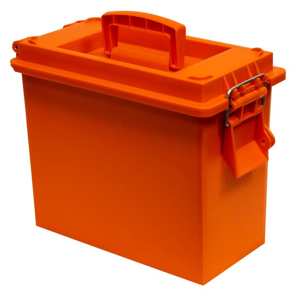 Wise® - 15" L x 7.75" W x 11.5" H Alert Orange Tall Dry Box with Lift-Out Carry Tray