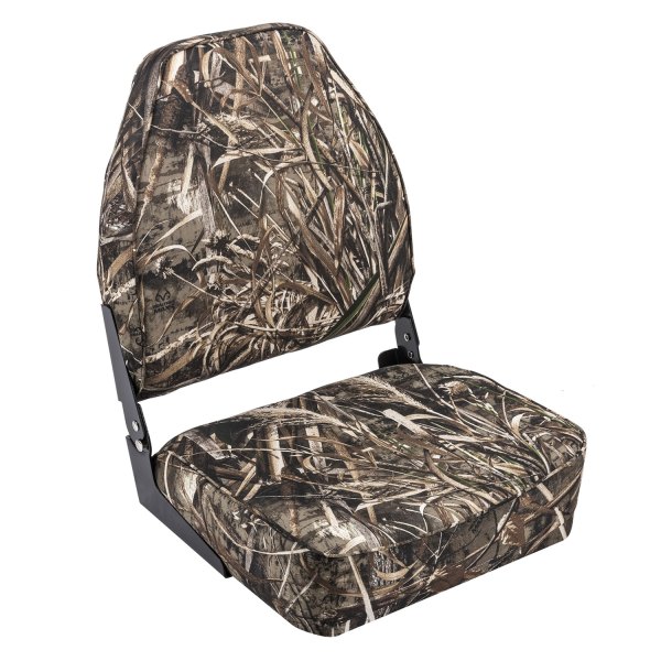 Wise® - 22" H x 16.5" W x 18.5" D Realtree Max-5 High Back Fishing Seat