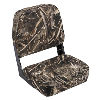 Wise® 8WD618PLS-733 - 18.75" H x 15.75" W x 18.5" D Realtree Max-5 Low Back Fishing Seat