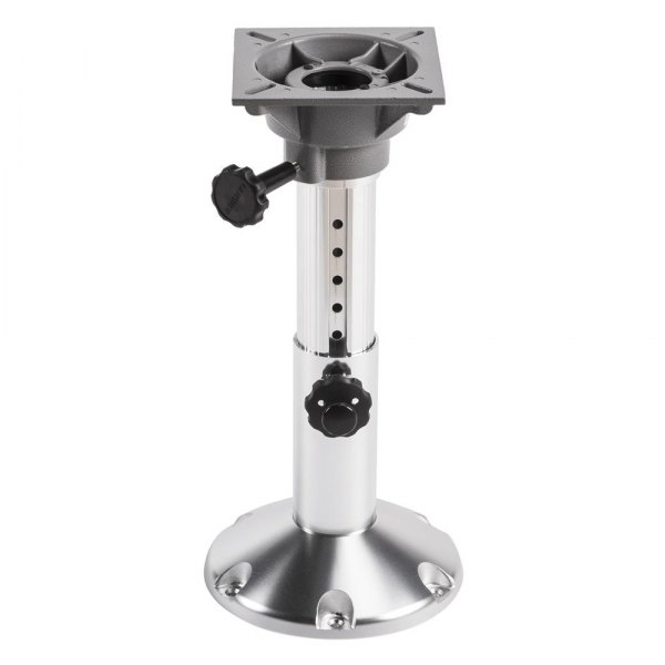 Wise® - 12"-18" H x 2-7/8" D Aluminum Adjustable Post with Spider Mount & Round Base