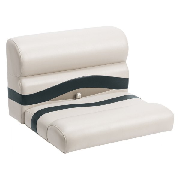 Wise® - Premier Pontoon 30" H x 28" W x 28" D Platinum/Poplar Green/Fawn Bench Seat Cushion Set