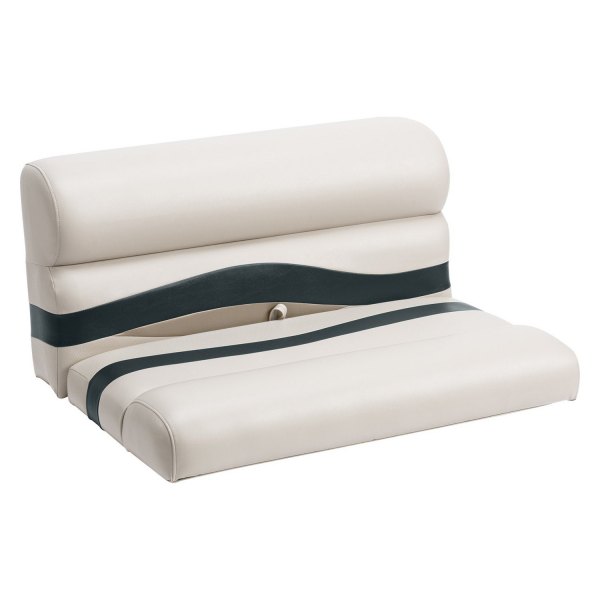 Wise® - Premier Pontoon 30" H x 37" W x 28" D Platinum/Poplar Green/Fawn Bench Seat Cushion Set