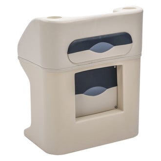 WISE® - Premier Pontoon Platinum/Midnight/Cobalt Steering Console