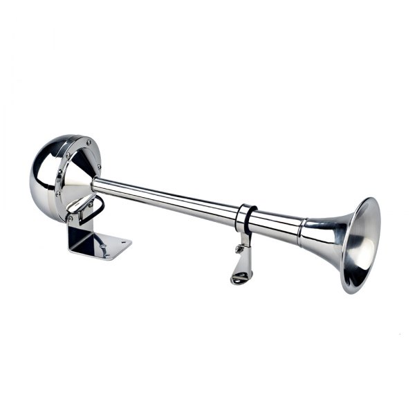 Wolo® - The Persuader™ Marine 115 dB Low Tone White Trumpet Air Horn