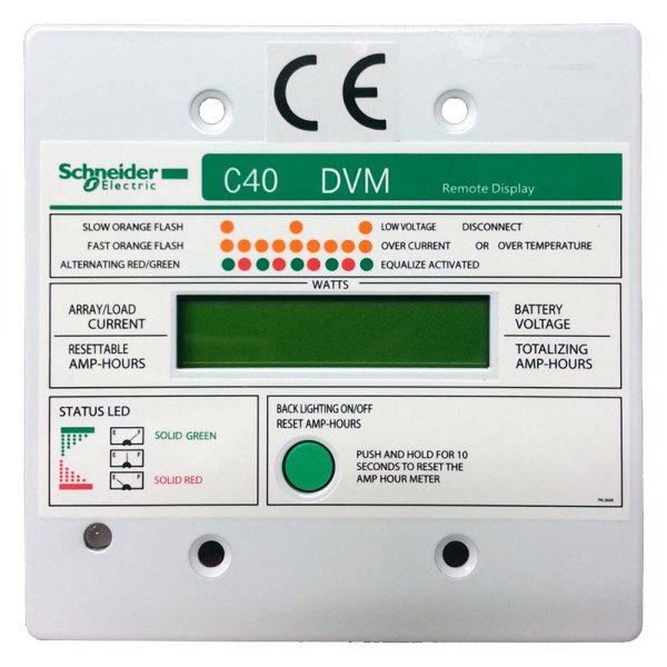 Xantrex® - C-Series LCD Digital Meter with 50' Cable