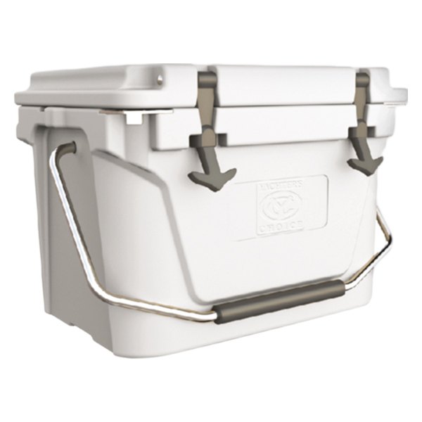 Yachter's Choice® - Extended Performance 20 qt White Wheeled Hard Cooler