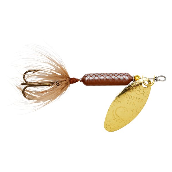 Yakima Bait® - Worden's™ Original Rooster Tails Treble Hook 2" #12 Brown Hard Baits
