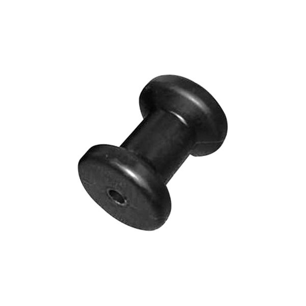  Yates Rubber® - 5" L Black Rubber Spool Roller for 1/2" Shaft