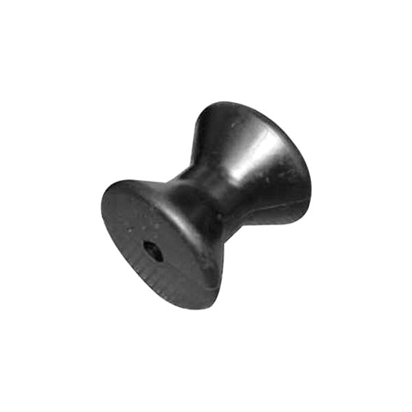  Yates Rubber® - 3" L x 3" D Black Rubber Bow Roller for 1/2" Shaft