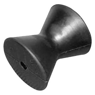 Yates Rubber® - 4" L x 4" D Black Rubber Bow Roller for 1/2" Shaft