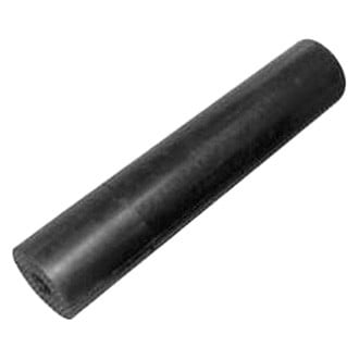 Yates Rubber® - 12" L x 2-1/2" D Black Rubber Guide-On Roller for 5/8" Shaft