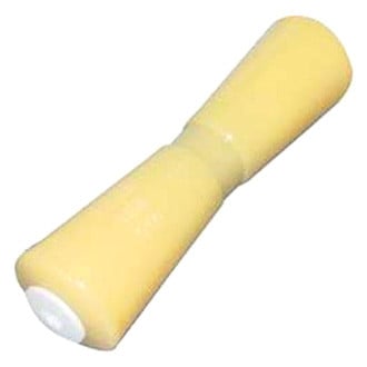 Yates Rubber® - 12" L Yellow Rubber Heavy-Duty Keel Roller for 5/8" Shaft