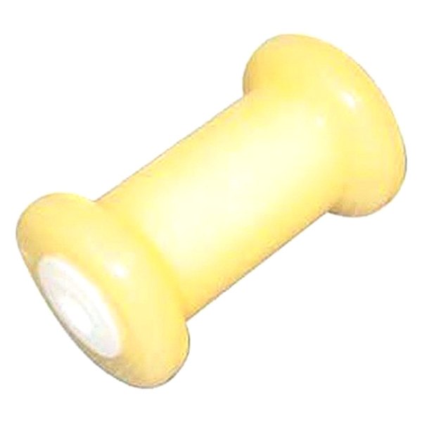  Yates Rubber® - 5" L Yellow Rubber Spool Roller for 5/8" Shaft