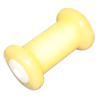 Yates Rubber® - 5" L Yellow Rubber Spool Roller for 5/8" Shaft