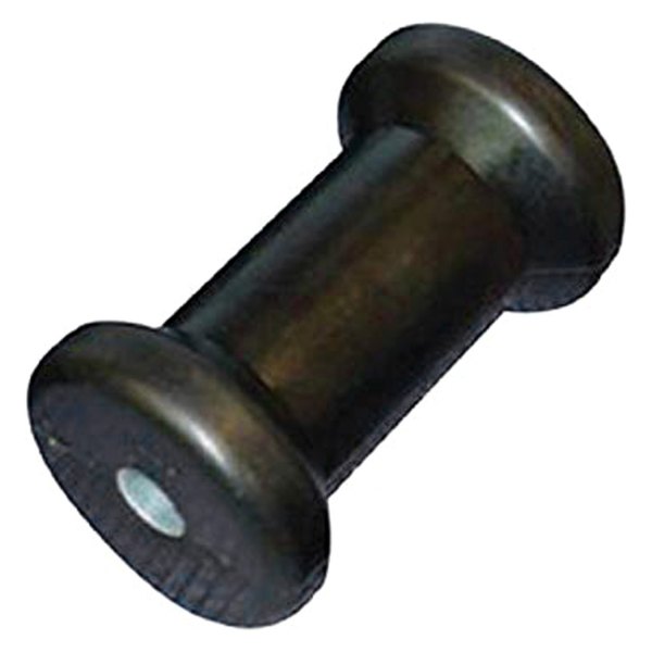 Yates Rubber® - 5" L Black Rubber Spool Roller for 5/8" Shaft