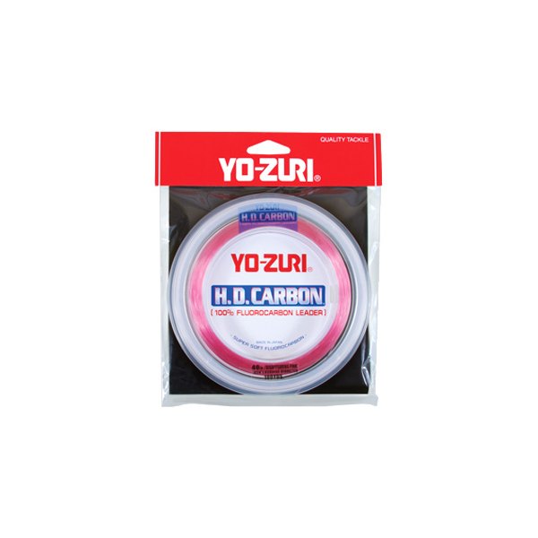 Yo-Zuri® - Disappearing Color HD 30 yd 130 lb Pink Fluorocarbon Leader Line