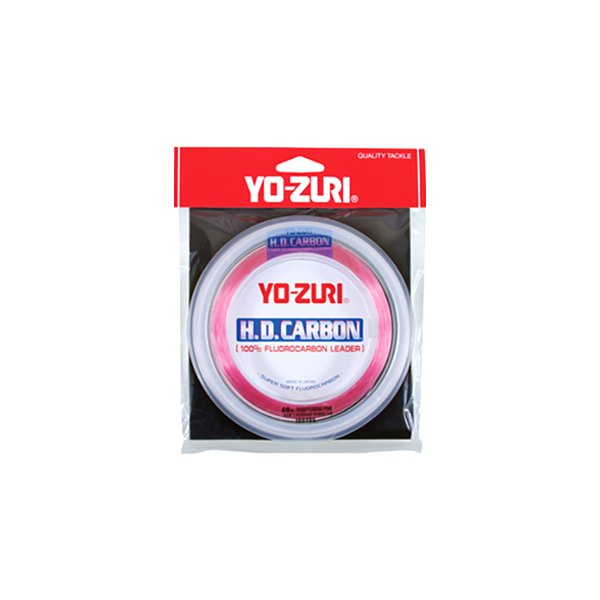 Yo-Zuri® - Disappearing Color HD 30 yd 60 lb Pink Fluorocarbon Leader Line