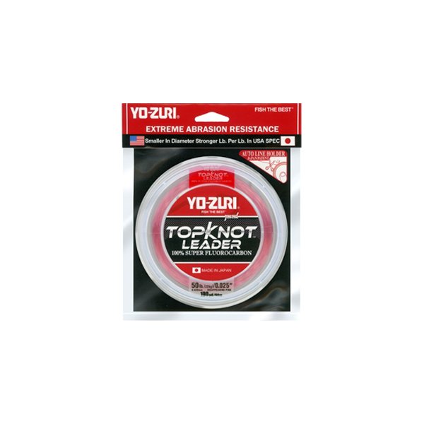 Yo-Zuri® - Topknot 30 yd 20 lb Pink Fluorocarbon Leader Line