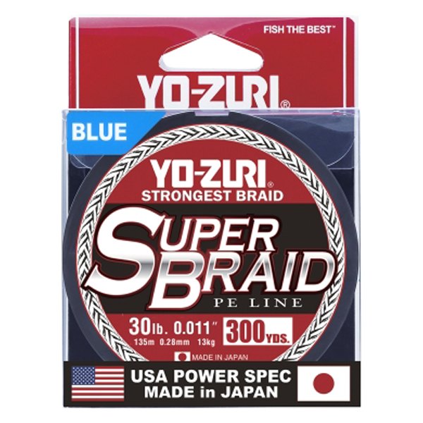 Yo-Zuri® - Super Braid 300 yd 10 lb Blue Fishing Line