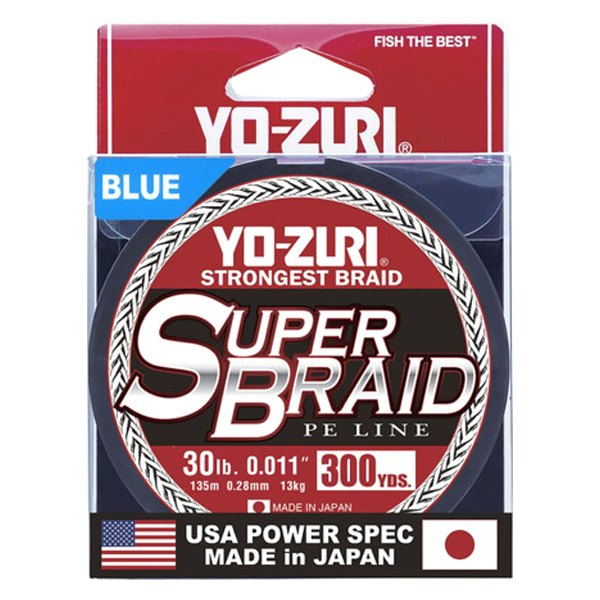 Yo-Zuri® - Super Braid 300 yd 30 lb Blue Fishing Line
