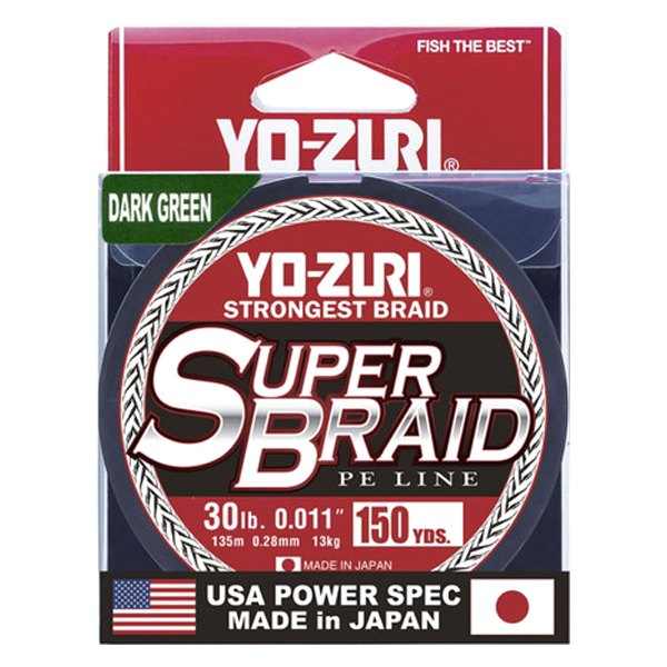 Yo-Zuri® - Super Braid 150 yd 30 lb Dark Green Fishing Line