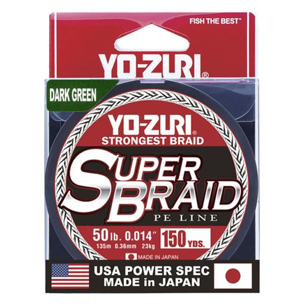 Yo-Zuri® - Super Braid 150 yd 50 lb Dark Green Fishing Line